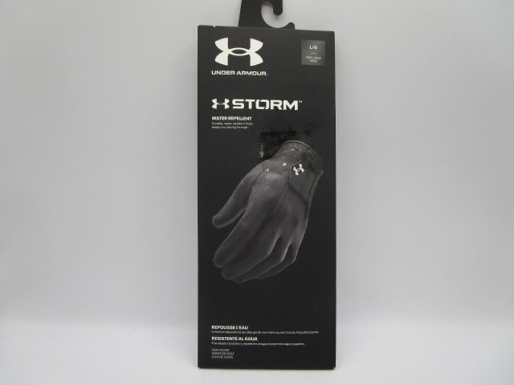 Under Armour Storm Men's Water Repellant Black Golf Gloves 1 Pair Large 1386227